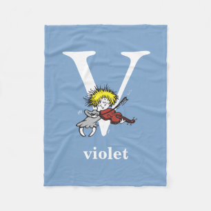 Manta Polar Dr. Seuss's ABC: Letter V - White   Add Your Name
