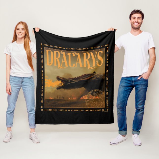 Manta Polar "Dracarys" Drogon Breathing Fire Graphic (In situ)