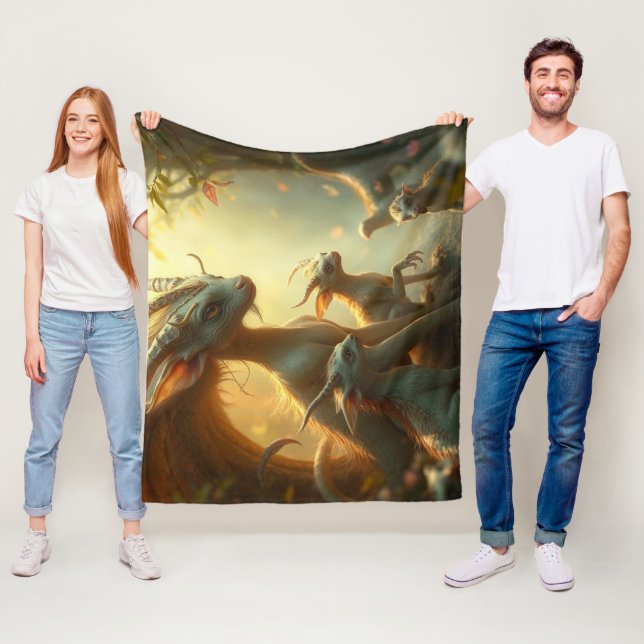 Manta Polar „Drachenmutter im goldenen Wald“ (In situ)