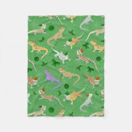 Manta Polar Dragón con barba Morph Holiday Verde