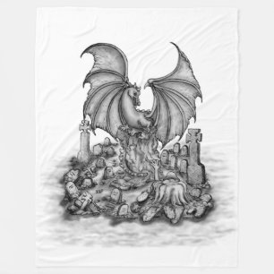 Manta Polar Dragón con zombi