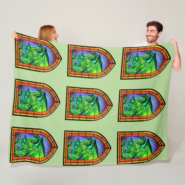 Manta Polar Dragón de vidrio contenido (In situ)