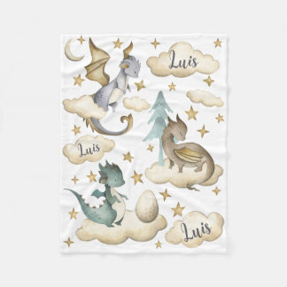 Manta Polar Dragon Dreams Baby Blanket
