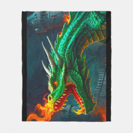 Manta Polar Dragón galés proporciona calefacción para el casti