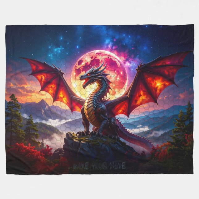 Manta Polar Dragon Grid 001 (Frente (Horizontal))
