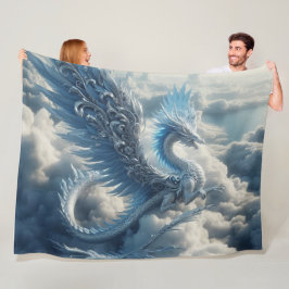 Manta Polar Dragón impresionante rodeado de nubes