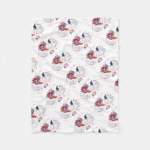 Manta Polar Dragón lindo del bebé, dragón del bebé de la