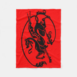 Manta Polar Dragón mítico, diseño del año del dragón