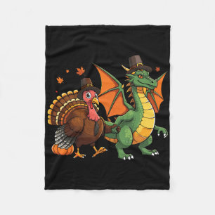 Manta Polar Dragon Turquía Peregrino Thanking Pumpkin Kids Bo