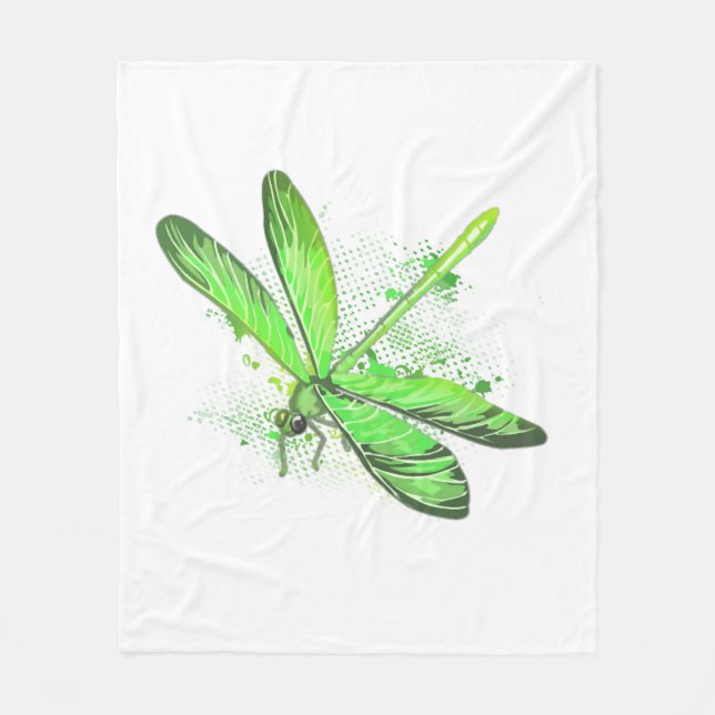 Manta Polar Dragón verde (Anverso)