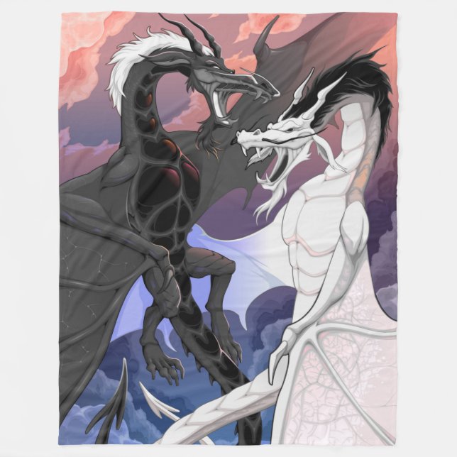 Manta Polar Dragones de lucha (Anverso)