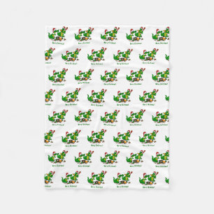 Manta Polar Dragones - ¡Feliz Navidad! - hoy cocinaré