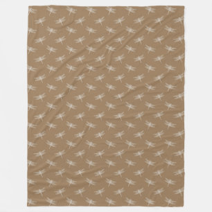 Manta Polar Dragonflies de Cream Brown