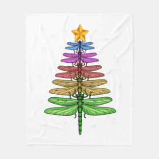 Manta Polar Dragonfly Christmas Tree Shirt Inspire Lover Xmas