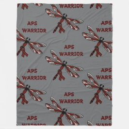 Manta Polar Dragonfly/Warrior...APS Fleece Blanket