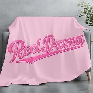 Manta Polar Drama de carrete muñeca pollitas rosadas que pesca