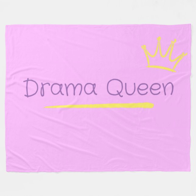 Manta Polar Drama Queen (Frente (Horizontal))