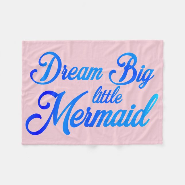 Manta Polar Dream Big Little Mermaid (Frente (Horizontal))