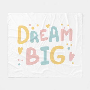 Manta Polar Dream Big Pastel Hearts