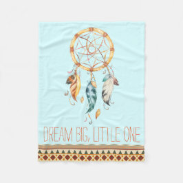 Manta Polar Dream Catcher Boho Baby Blanket