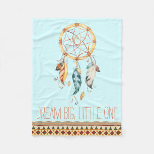 Manta Polar Dream Catcher Boho Baby Blanket