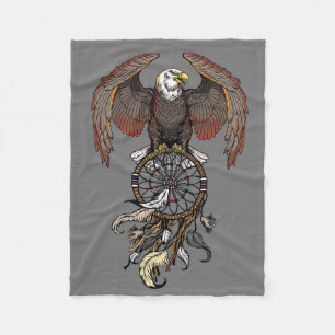 Manta Polar Dreamcatcher de indios nativos de Estados Unidos