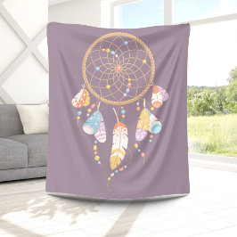 Manta Polar Dreamcatcher Tribal Boho Purple