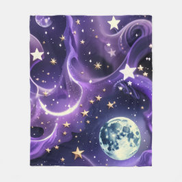 Manta Polar Dreamy Lavender Celestial Moon Blanket – Luxury Se