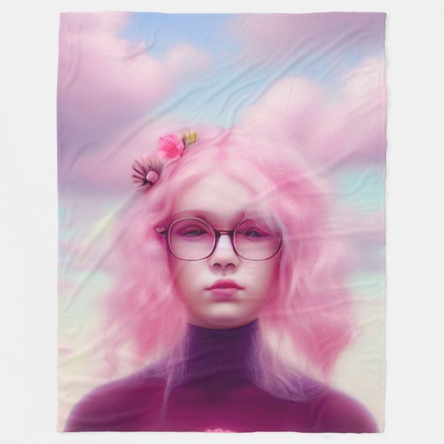 Manta Polar Dreamy Pink (Anverso)