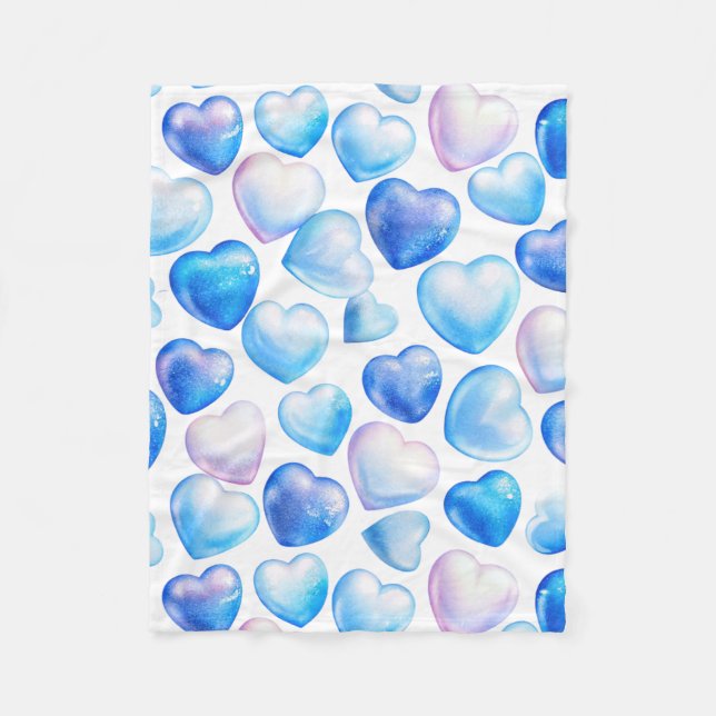 Manta Polar Dreamy Sky Heart Blanket (Anverso)