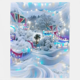 Manta Polar Dreamy Winter Wonderland Lights