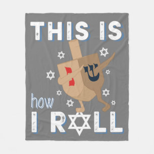 Manta Polar Dreidel Menorah Funny Hanukkah Gift Así Es Como Yo