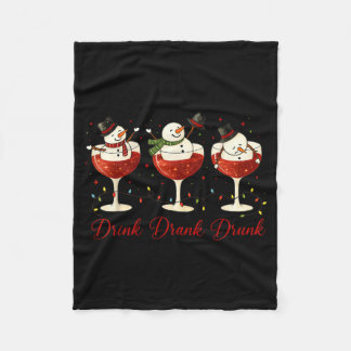 Manta Polar Drink Drank Drunk Snowman Wine Gles Christmas Wine