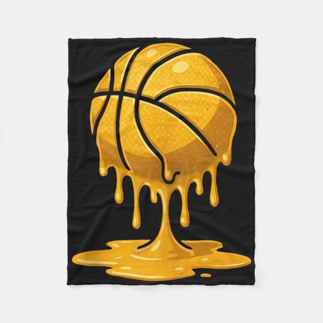 Manta Polar Dripping Gold Basketball Lovers Drip Basketball Yo (Anverso)