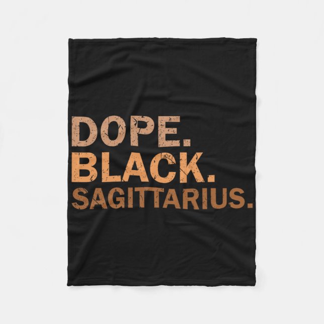 Manta Polar Drug Black Sagittarius Melanin African Zodiac Sagi (Anverso)