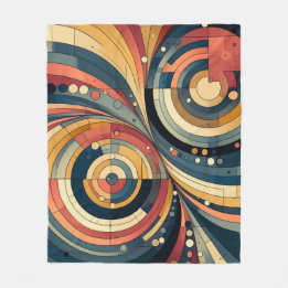 Manta Polar Dualidad - Bauhaus - Fleece Throw Blanket