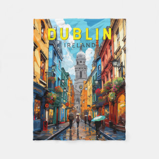 Manta Polar Dublin Ireland Travel Art Vintage