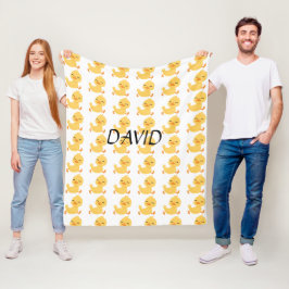 Manta Polar Duck Lovers Fleece Blanket