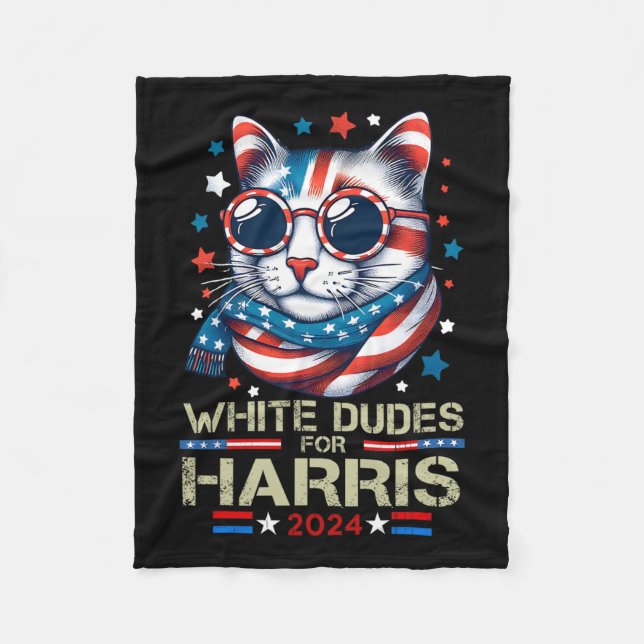 Manta Polar Dudes De Kamala Harris (Anverso)