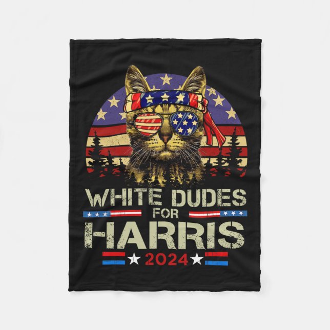 Manta Polar Dudes De Kamala Harris (Anverso)