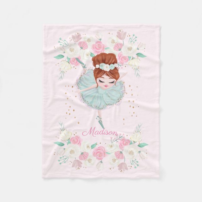 Manta Polar Dulce Ballerina personalizada (Anverso)
