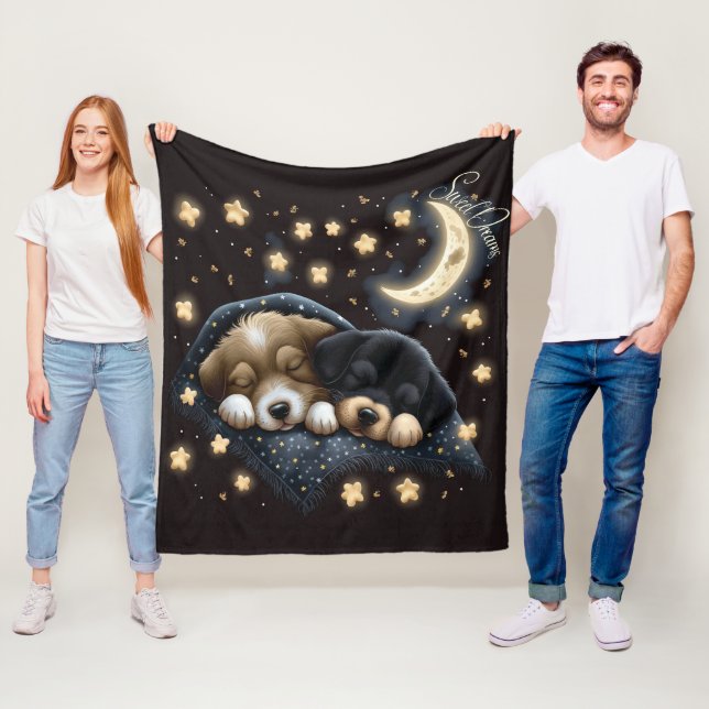 Manta Polar Dulce Dreams Cute Design Puppy (In situ)