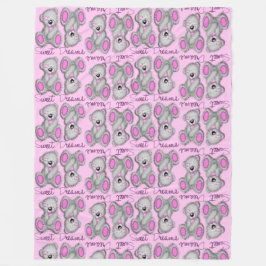 Manta Polar Dulce Sueño Dulce Teddy algodón dulce