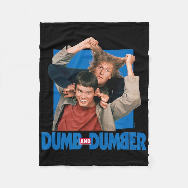 Manta Polar Dumb Y Dumber - Navidades De Lloyd Y Harry Dunne (Anverso)