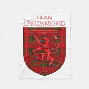 Manta Polar Dunbar Tartan Scottish Plaid Lion Rampant