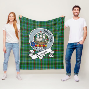 Manta Polar Duncan de Sketraw Clan Badge Tartan Plaid