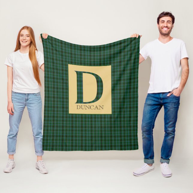 Manta Polar Duncan Tartan Monogram D (In situ)