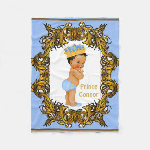 Manta Polar Dusty Blue Royal Prince Personalizado