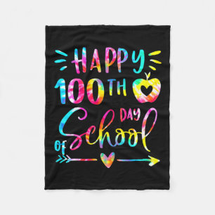 Manta Polar Dye Happy 100 Day School Teacher Student 100 Day