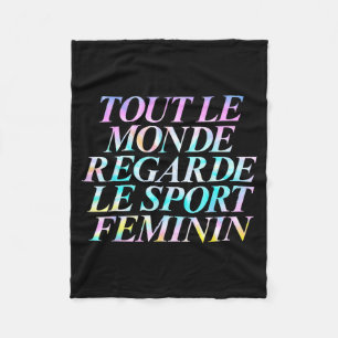 Manta Polar Dye Tie Todo El Mundo Mira El Deporte Femenino Muj